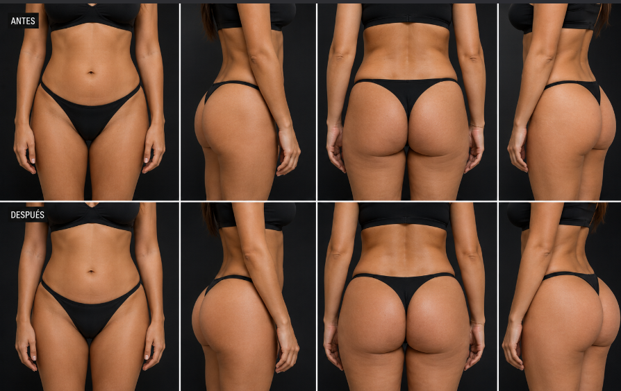  Lipotransferencia glútea.